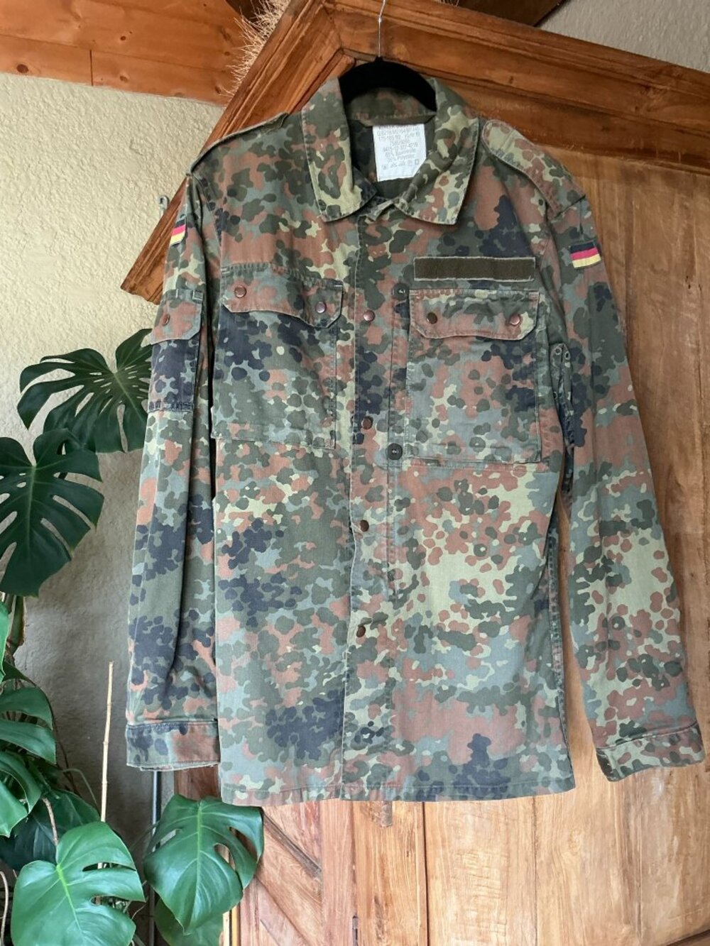Vintage German Military Camouflage Jacket